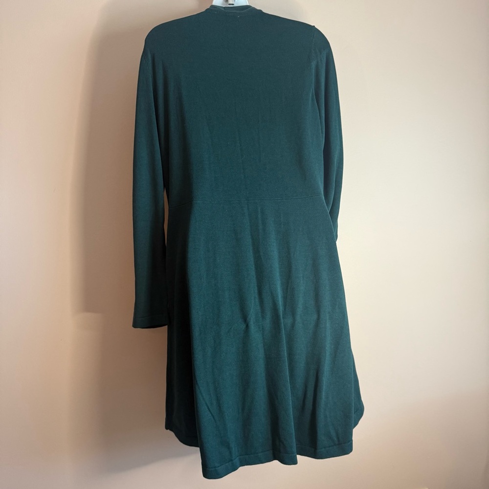 IZAACMIZRAHILIVE! Dark Green Cardigan With Pockets NWT - Picture 2 of 9